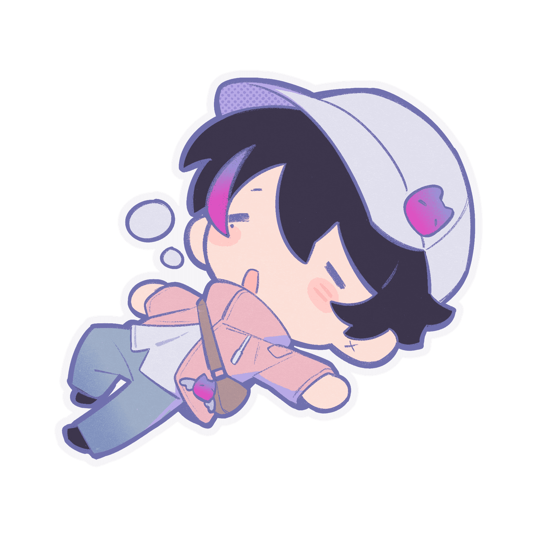 Bee chibi with a NO sign